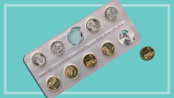 australian coins in pill packet over the counter drugs